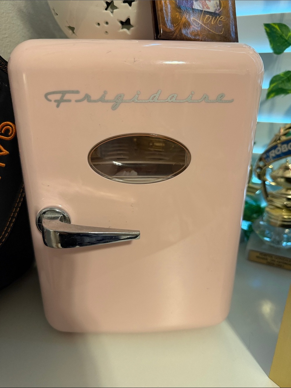 Frigidaire Pink Mini Cosmetic Cooler - Portable Beauty Accessory